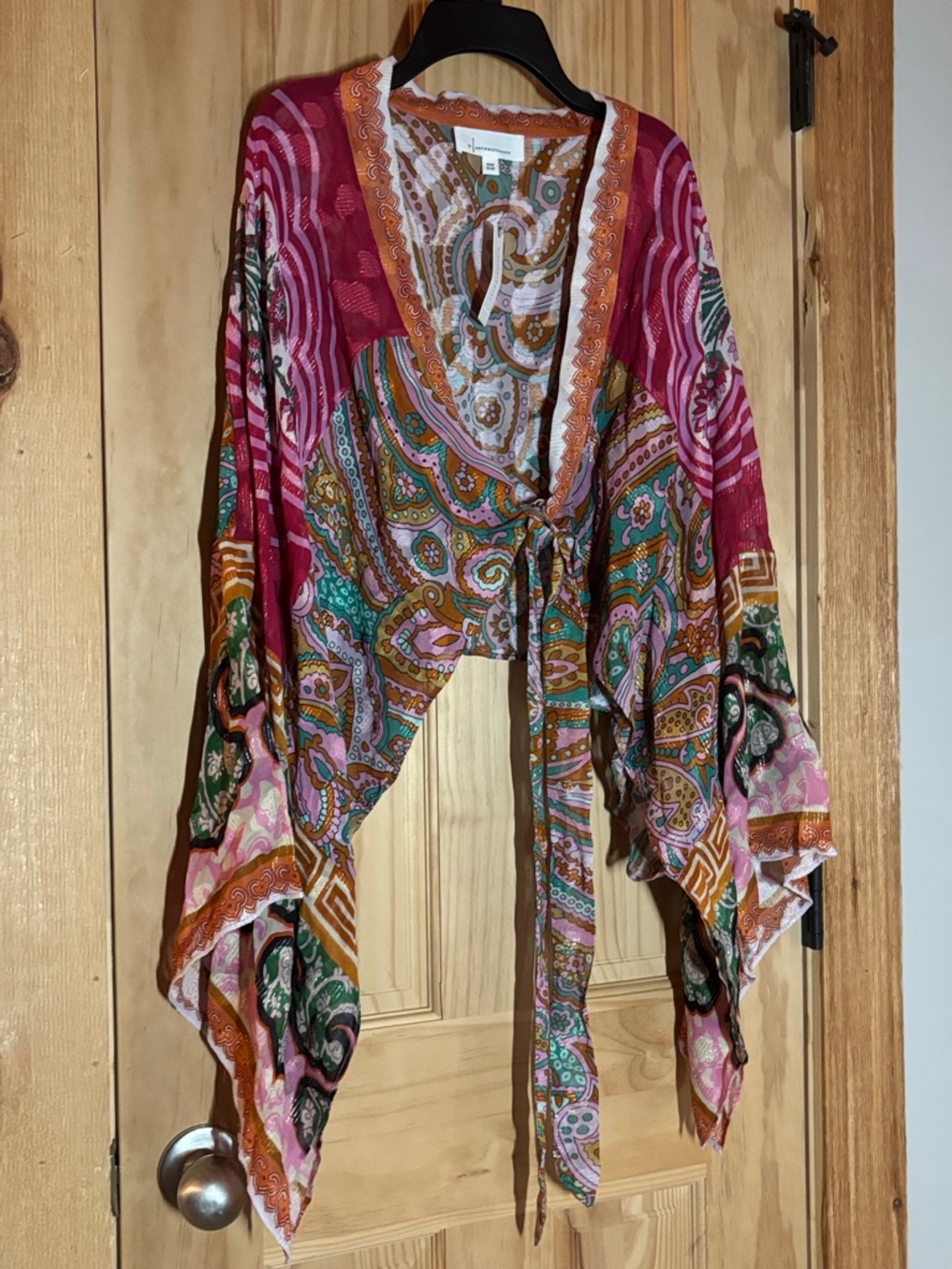 🆕 By Anthropologie Baroque Paisley Print Short Kimono OS